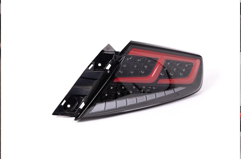 OLM Spec-AR LED Taillights Clear Lens, Black Base, Red Bar 2022-2025 WRX - OLME.47002.1-CBRC - Subimods.com
