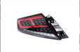 OLM Spec-AR LED Taillights Clear Lens, Black Base, Red Bar 2022-2025 WRX - OLME.47002.1-CBRC - Subimods.com