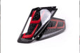 OLM Spec-AR LED Taillights Clear Lens, Black Base, Red Bar 2022-2025 WRX - OLME.47002.1-CBRC - Subimods.com