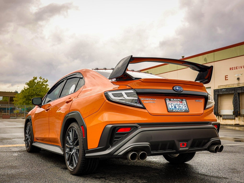 OLM Spec-AR LED Taillights Clear Lens, Black Base, White Bar 2022-2025 WRX - OLME.47002.1-CBCC - Subimods.com