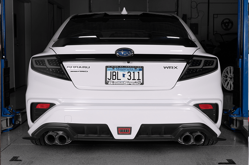 OLM Spec-AR LED Taillights Smoke Lens, Black Base, White Bar 2022-2025 WRX - OLME.47002.1-SBCC - Subimods.com