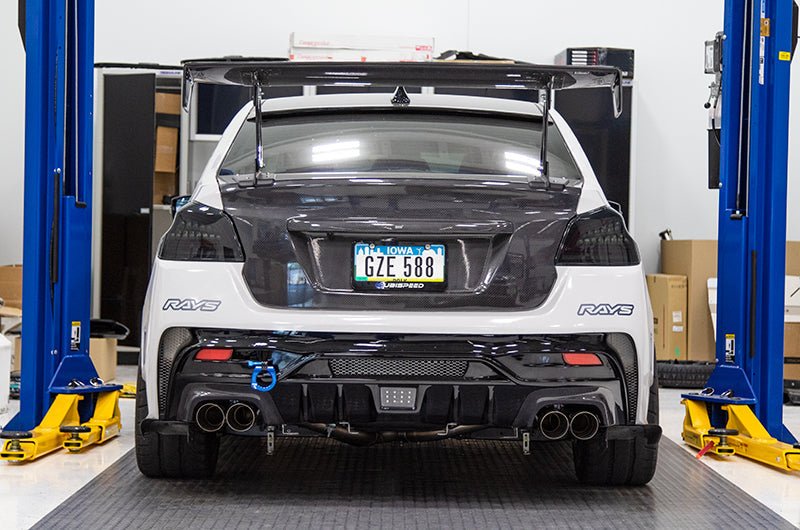 OLM Spec CR Tail Lights Smoked Lens, Black Base, 2015-2021 WRX / STI - OLMA.70038.2 - Subimods.com