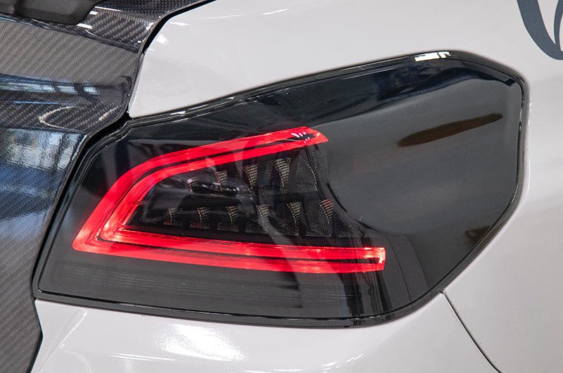 OLM Spec CR Tail Lights Smoked Lens, Black Base, 2015-2021 WRX / STI - OLMA.70038.2 - Subimods.com