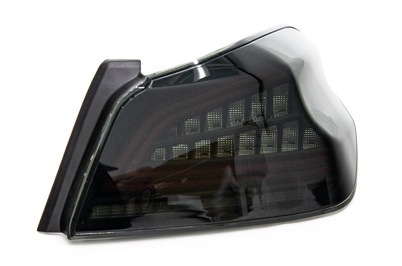 OLM Spec CR Tail Lights Smoked Lens, Black Base, 2015-2021 WRX / STI - OLMA.70038.2 - Subimods.com