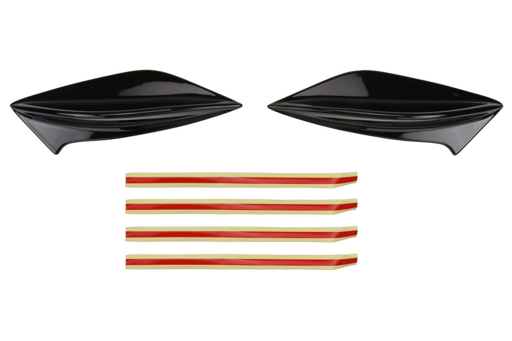OLM STI Spoiler Side Fins Crystal Black Silica / Raven 2015-2021 WRX / STI - OLMOLM15STIFIN-D4S - Subimods.com