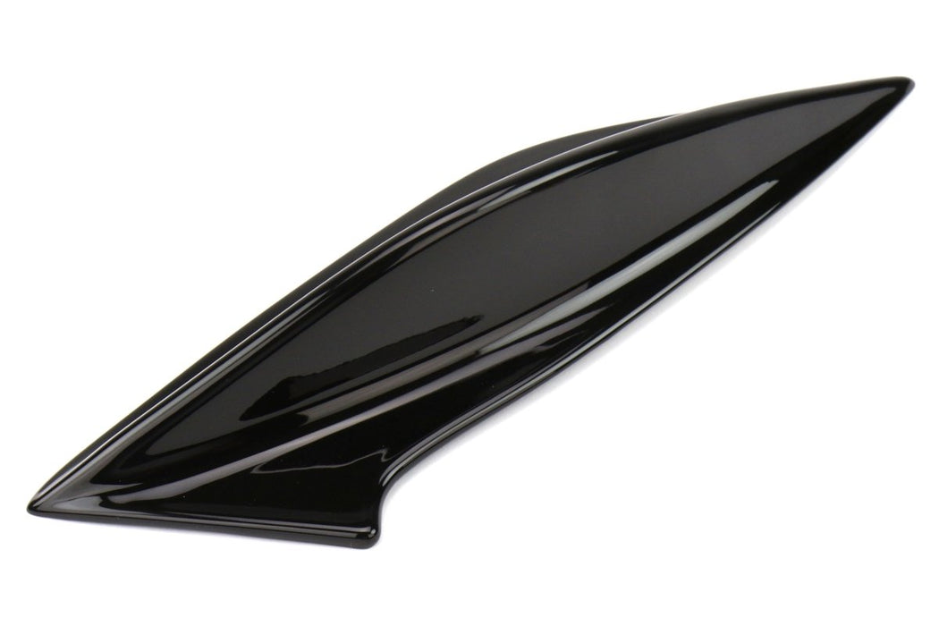 OLM STI Spoiler Side Fins Crystal Black Silica / Raven 2015-2021 WRX / STI - OLMOLM15STIFIN-D4S - Subimods.com