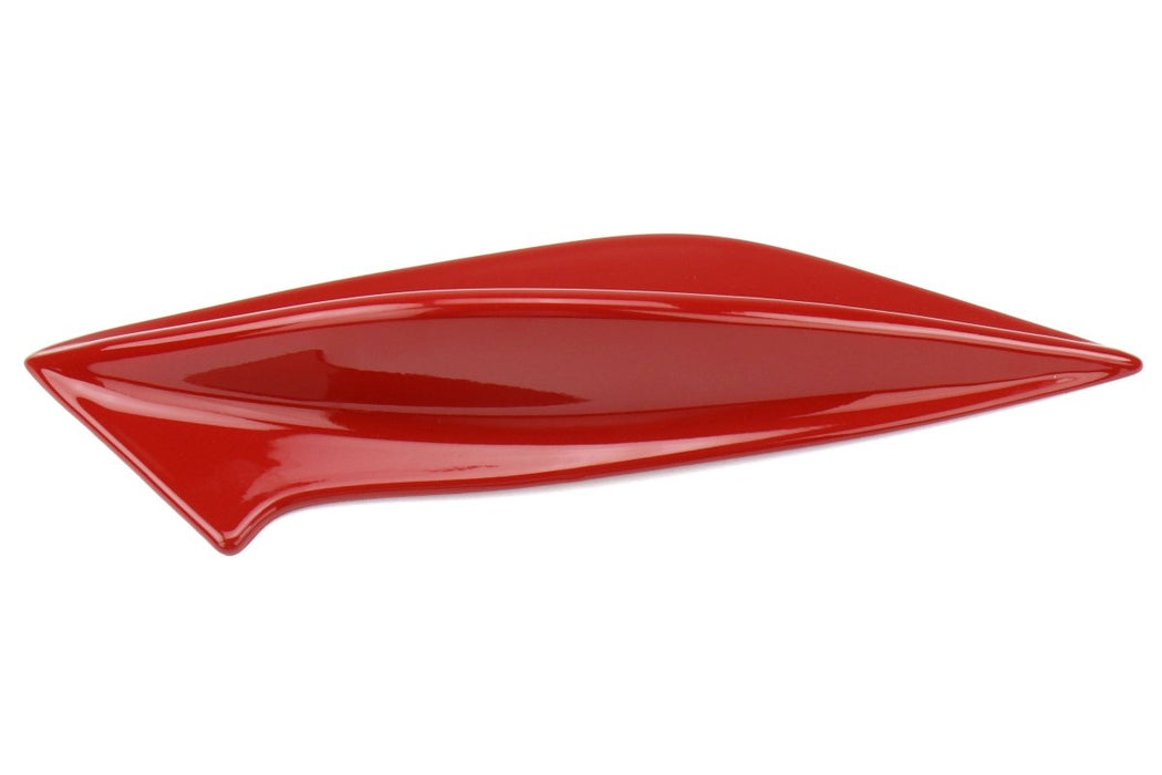OLM STI Spoiler Side Fins Lightning Red / Firestorm Red 2015-2021 WRX / STI - OLMOLM15STIFIN-C7P - Subimods.com