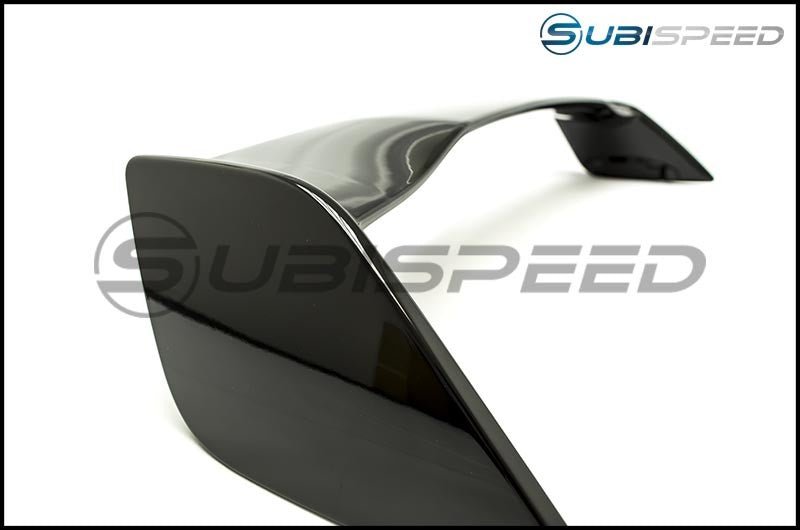 OLM STI Style Paint Matched Spoiler Crystal Black Silica / Raven 2015-2021 WRX / STI - OLM-15STISP-D4S - Subimods.com