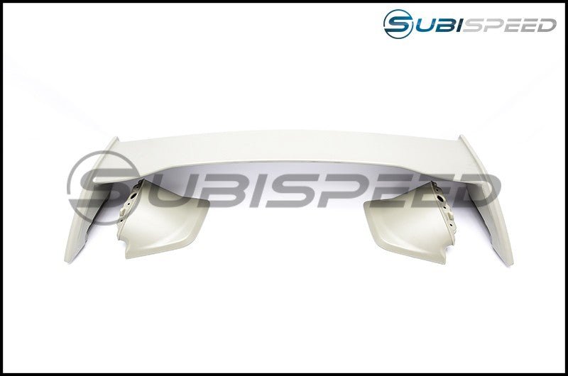 OLM STI Style Paint Matched Spoiler Crystal White Pearl 2015-2021 WRX / STI - OLM-15STISP-K1X - Subimods.com