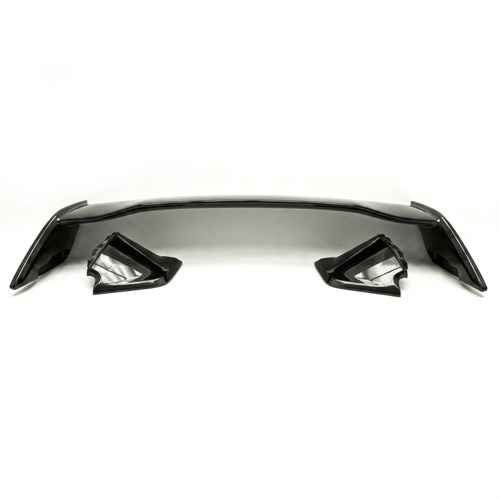 OLM STI Style Paint Matched Spoiler Dark Gray Metallic / Asphalt 2015-2021 WRX / STI - OLM-15STISP-61K - Subimods.com