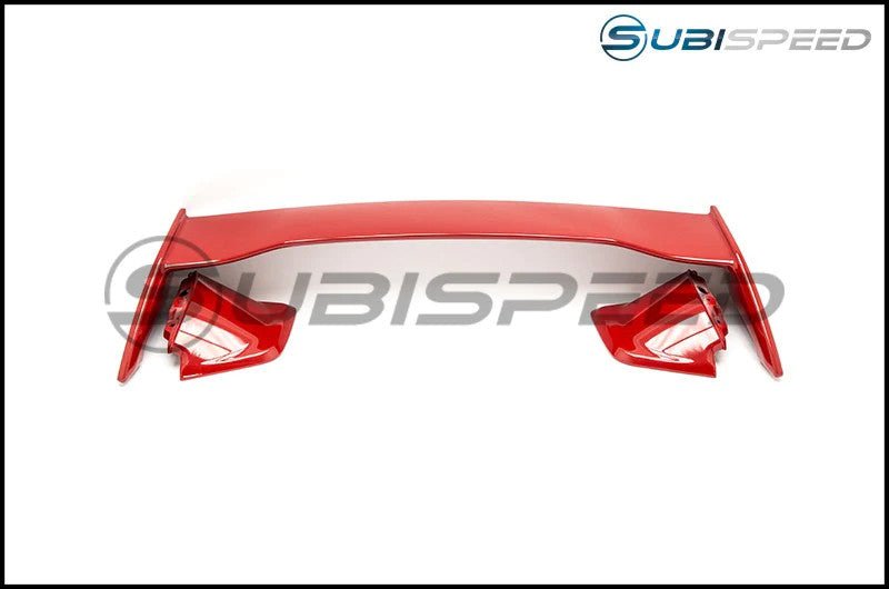 OLM STI Style Paint Matched Spoiler Pure Red 2015-2021 WRX / STI - OLM-15STISP-M7Y - Subimods.com