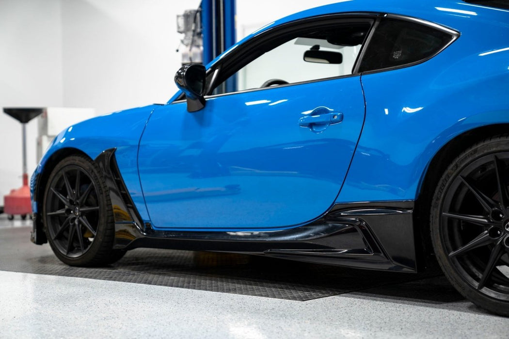 OLM TR Style Side Skirts Unpainted 2022-2025 BRZ / GR86 - OLMB.49007.1 - Subimods.com