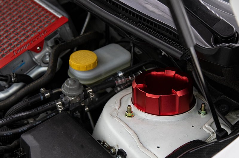 OLM Upper Suspension Mount Cover Blue 2015-2021 WRX / STI - OLMA.70185.1-BL - Subimods.com
