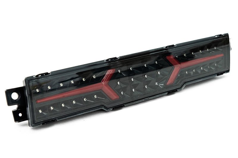 OLM V1 Rear Brake Light Clear Lens, Black Base, Red Bar 2022-2025 BRZ / GR86 - OLMA.70258.1-CBR - Subimods.com