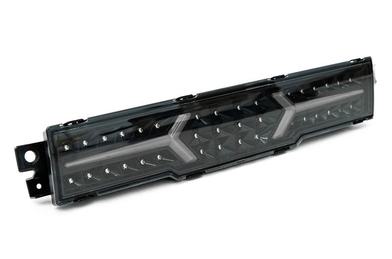 OLM V1 Rear Brake Light Clear Lens, Black Base, White Bar 2022-2025 BRZ / GR86 - OLMA.70258.1-B - Subimods.com