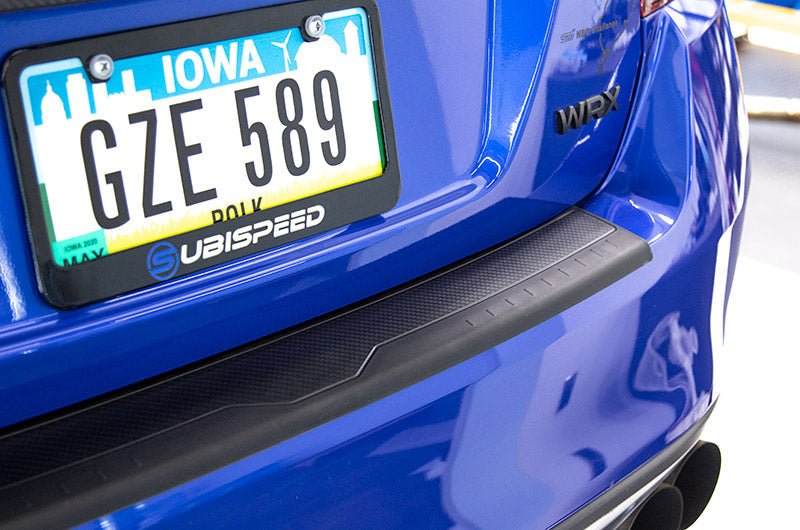 OLM V2 Carbon Style Rear Bumper Protector 2015-2025 WRX / STI - OLMA.70167.1 - Subimods.com