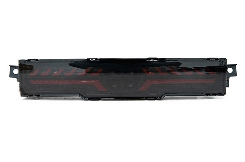OLM V2 F1 Rear Brake Light Smoke Lens, Black Base, Red Bar 2022-2025 BRZ / GR86 - OLME.49002.1-SBR - Subimods.com
