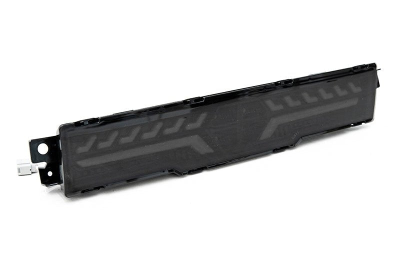 OLM V2 F1 Rear Brake Light Smoke Lens, Black Base, White Bar 2022-2025 BRZ / GR86 - OLME.49002.1-SBW - Subimods.com