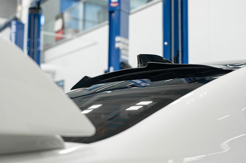OLM V2 Rear Window Visor 2015-2021 WRX / STI - OLMA.70233.1 - Subimods.com