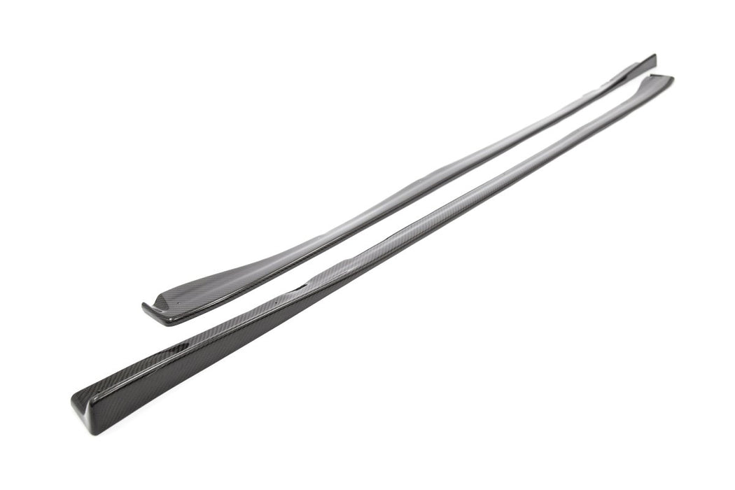 OLM VA Style Carbon Fiber Side Skirts 2015-2021 WRX / STI - OLMA.70014.1-CF - Subimods.com