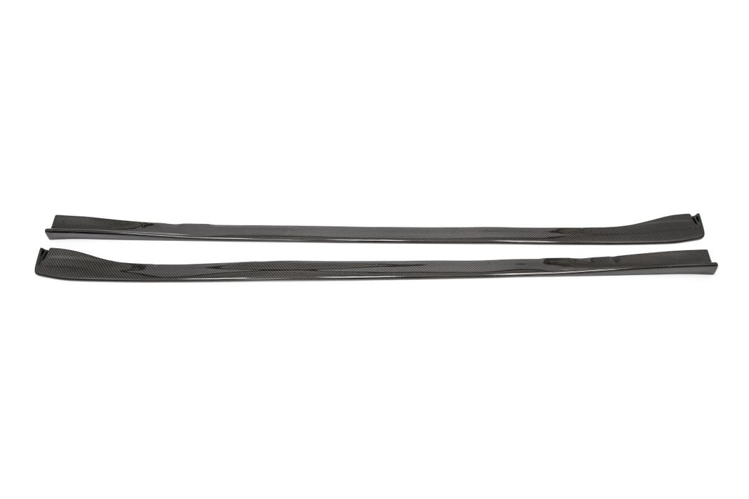 OLM VA Style Carbon Fiber Side Skirts 2015-2021 WRX / STI - OLMA.70014.1-CF - Subimods.com