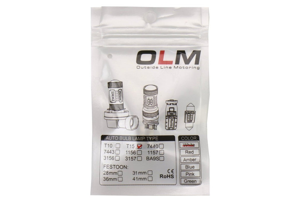 OLM Vision Circuit T15 White Bulb - OLMOLM-T15-WH-1 - Subimods.com