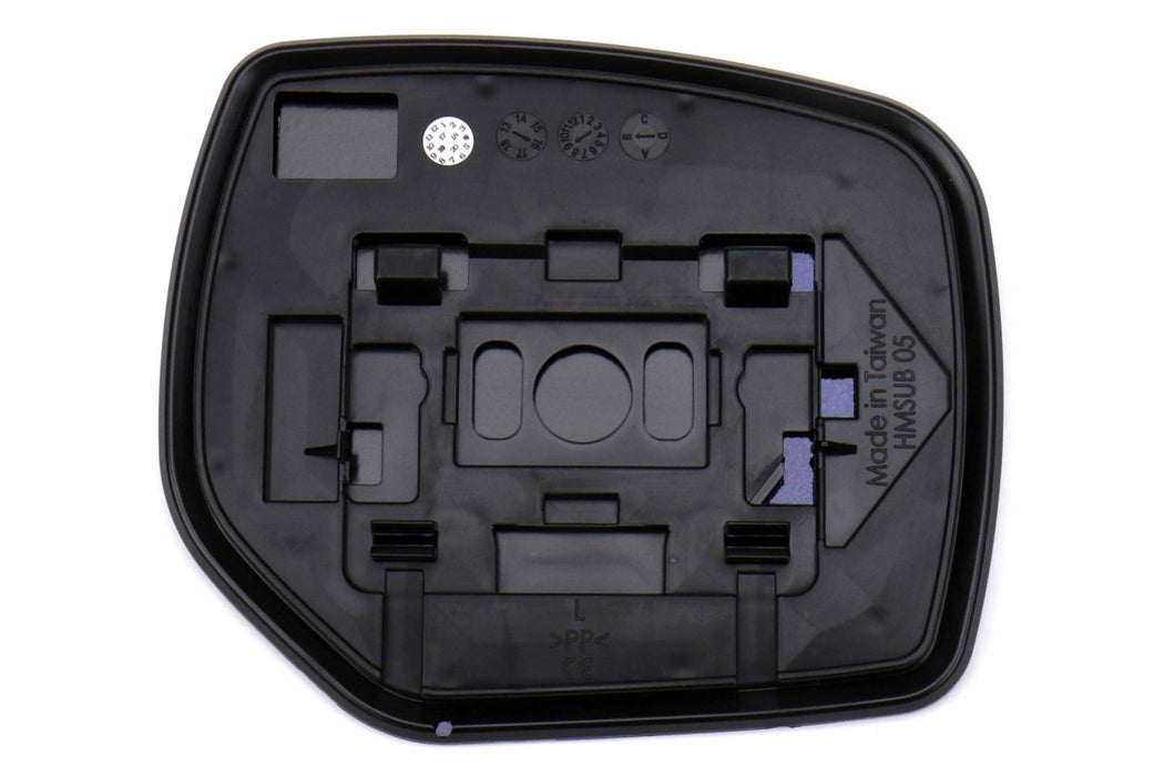 OLM Wide Angle Convex Mirrors Blue Non-Heated w/ No Turn Signals 2014-2018 Forester - OLMMRL-SUBSJ12-PB - Subimods.com