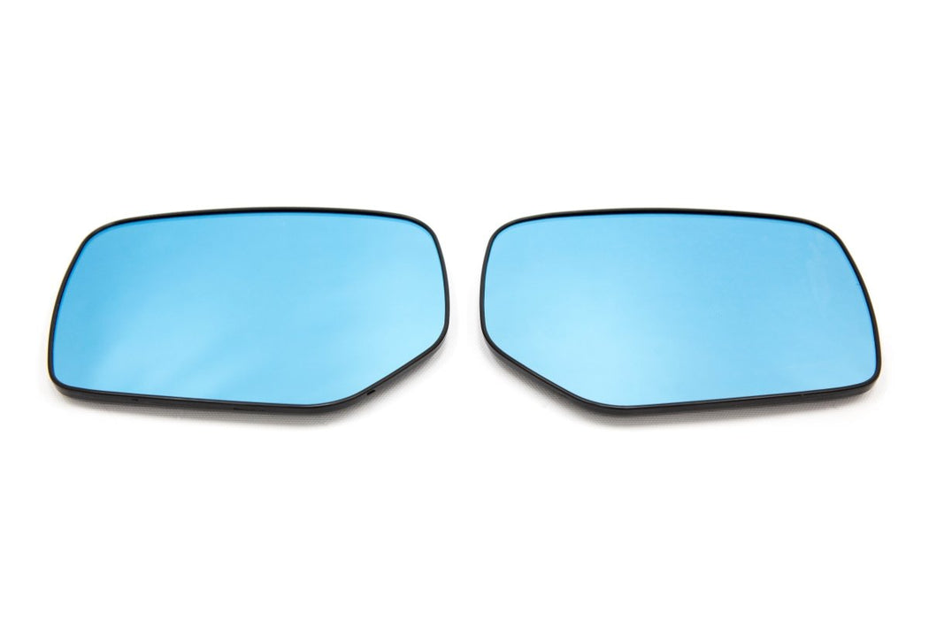 OLM Wide Angle Convex Mirrors w/ Defrosters Blue 2015-2025 WRX / STI - OLMMRL-WRX14-PBH - Subimods.com