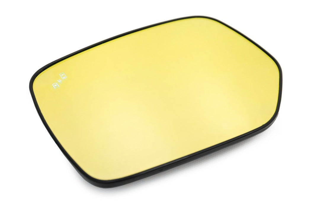 OLM Wide Angle Convex Mirrors w/ Defrosters, Turn Signals & Blind Spot Detection Gold 2015-2021 WRX / STI - OLMMRL-14-LPGH-BSM - Subimods.com