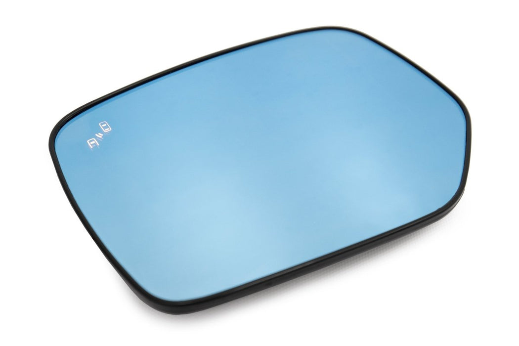 OLM Wide Angle Convex Mirrors w/ Turn Signals, Blind Spot Detection & LED Defrosters Blue 2015-2025 WRX / STI - OLMMRL-14-LPBH-BSM - Subimods.com