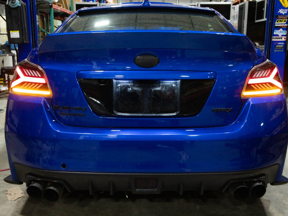 OLM Y-Spec LED Taillights Clear Lens, Red Optic 2015-2021 WRX / STI - OLME.47004.1-CR - Subimods.com