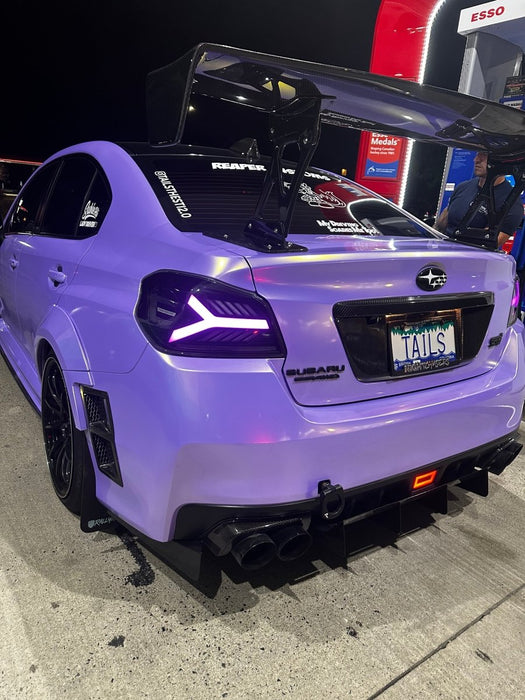 OLM Y-Spec LED Taillights Smoke Lens, White Optic & RGB 2015-2021 WRX / STI - OLME.47004.1-RGB - Subimods.com