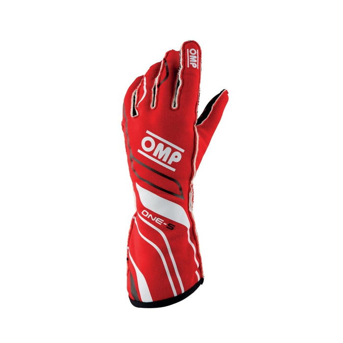 OMP Racing One - S Gloves Red - IB0 - 0770 - A01 - 061 - XS - Subimods.com