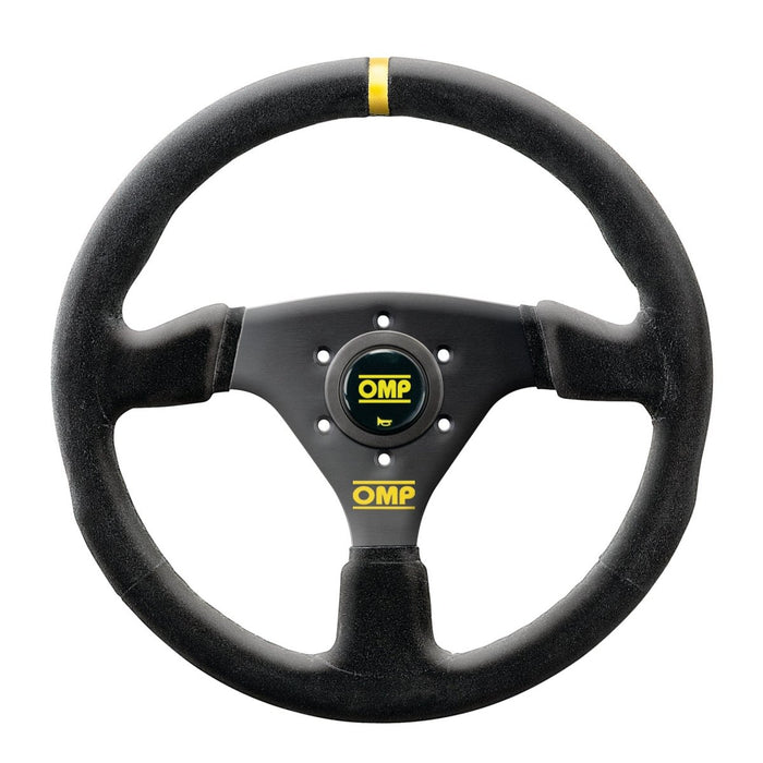 OMP Racing Targa 330mm Steering Wheel w/ Yellow Centering Stripe - OD0 - 2005 - 071 - Subimods.com