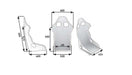 OMP Racing WRC XL Fixed Back Seat - HA0 - 0778 - B01 - 071 - Subimods.com