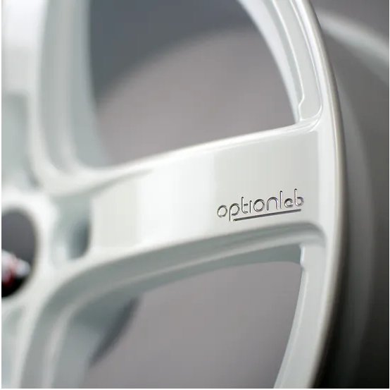 Option Lab Wheels R555 Onyx White 5x114.3 18x9.5 38mm Offset - L55 - 89565 - 38 - WHT - Subimods.com