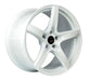 Option Lab Wheels R555 Onyx White 5x114.3 18x9.5 38mm Offset - L55 - 89565 - 38 - WHT - Subimods.com