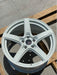 Option Lab Wheels R555 Onyx White 5x114.3 18x9.5 38mm Offset - L55 - 89565 - 38 - WHT - Subimods.com