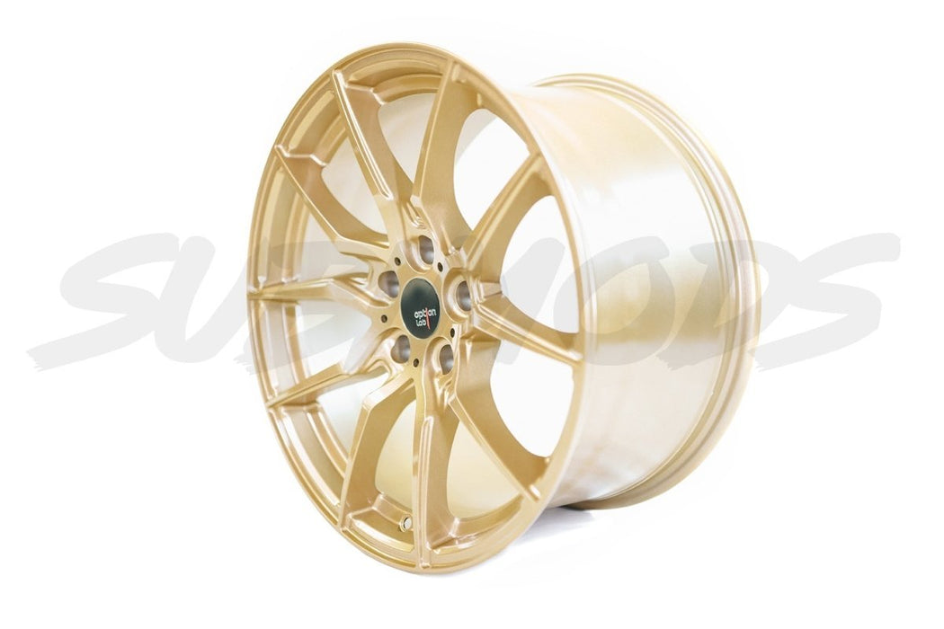 Option Lab Wheels R716 Top Secret Gold 5x114.3 18x8.5 35mm Offset - L16-88565-35-GLD - Subimods.com