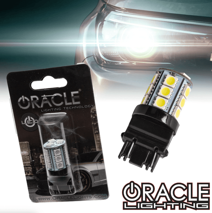 ORACLE Lighting 18 LED 3 - CHIP SMD Bulb 3157 Fitment Amber - 5103 - 005 - Subimods.com
