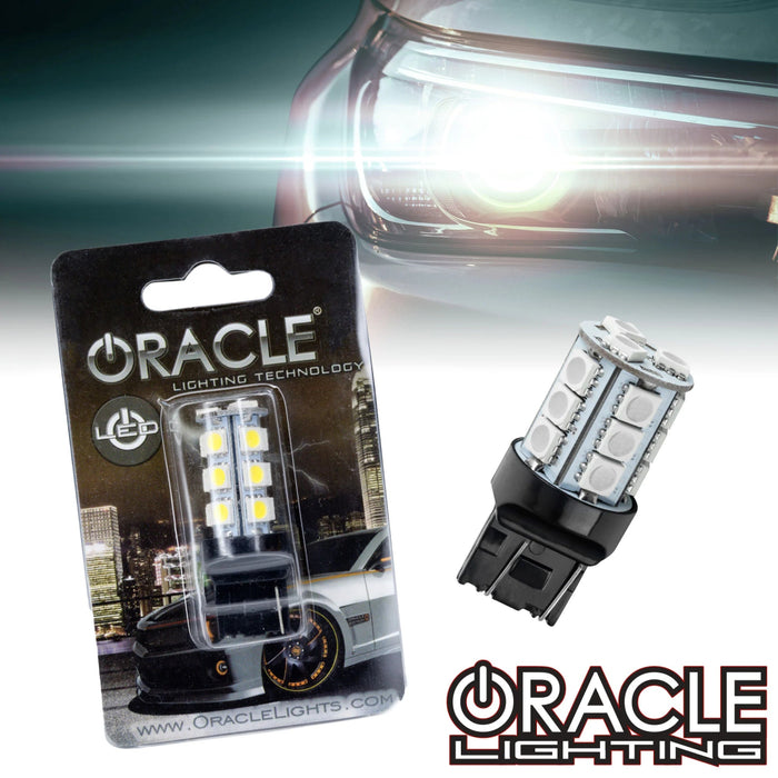 ORACLE Lighting 18 LED 3 - CHIP SMD Bulb 7443 Fitment Cool White - 5011 - 001 - Subimods.com
