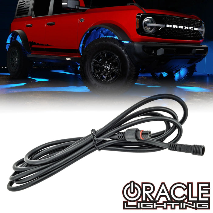 ORACLE Lighting 4 Pin Rock Light Extension Cable ColorSHIFT 6 Foot - 5814 - 504 - Subimods.com