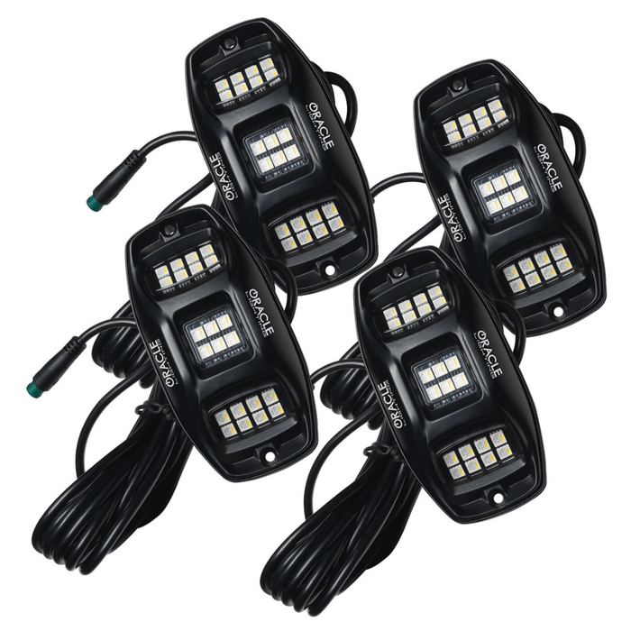 ORACLE Lighting ColorSHIFT RGB+W Underbody Wheel Well Rock Light Kit 4 Piece - 5895 - 339 - Subimods.com