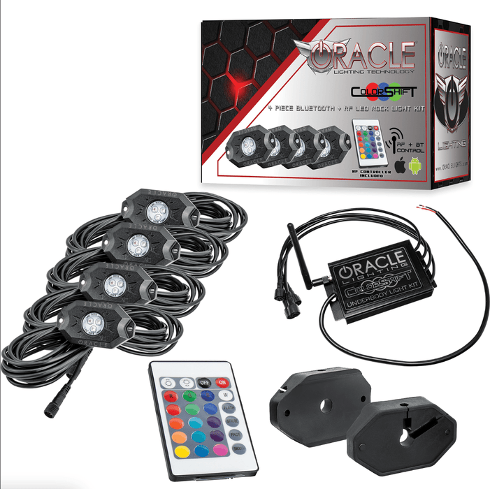 ORACLE Lighting ColorSHIFT Underbody Wheel Well Rock Light Kit 4 Piece - 5818 - 333 - Subimods.com