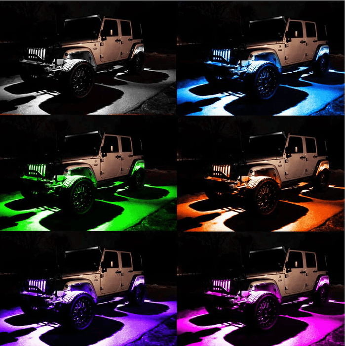 ORACLE Lighting ColorSHIFT Underbody Wheel Well Rock Light Kit 4 Piece - 5818 - 333 - Subimods.com