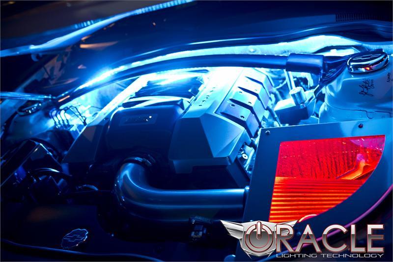 ORACLE Lighting Engine Bay LED Flexible Strip Lighting Kit ColorSHIFT w/ Wireless Remote - 2704 - 333 - Subimods.com