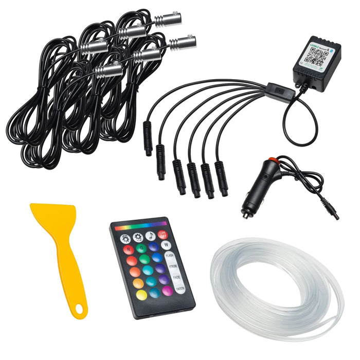 ORACLE Lighting Fiber Optic LED Interior Kit ColorSHIFT 6 Piece - 4233 - 333 - 6 - Subimods.com