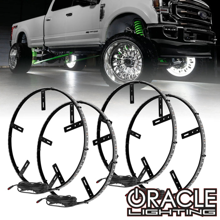 ORACLE Lighting LED Illuminated Wheel Rings 16.5" ColorSHIFT RGB+W - 4215 - 339 - Subimods.com