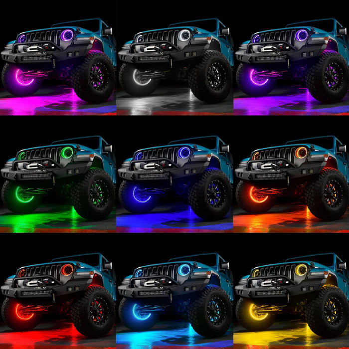 ORACLE Lighting LED Illuminated Wheel Rings 16.5" ColorSHIFT RGB+W - 4215 - 339 - Subimods.com