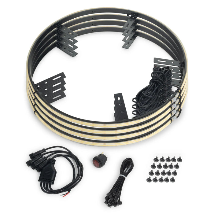ORACLE Lighting LED Illuminated Wheel Rings 16.5" Plazma White - 4238 - 051 - Subimods.com
